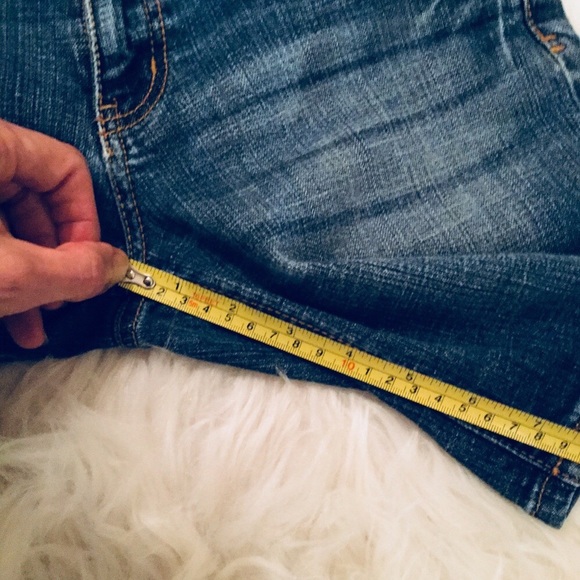 Dish Jeans Distressed Denim Shorts Size 26 - Picture 7 of 7